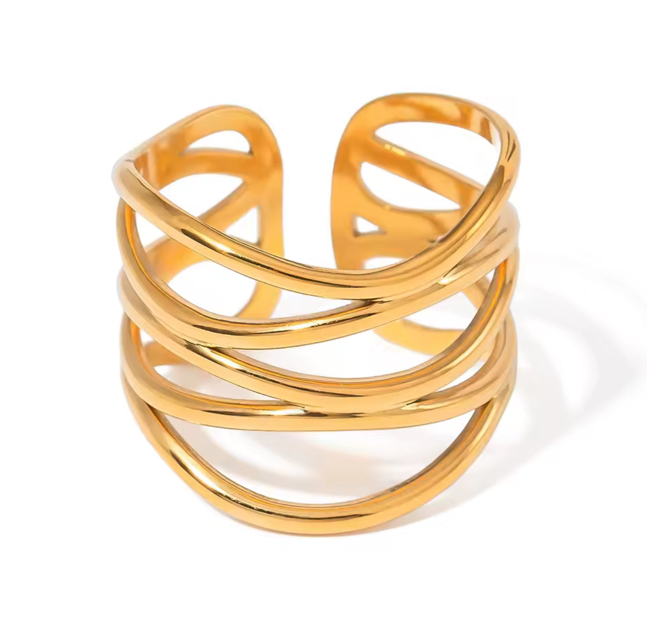 Anillo - PREMIUM | ✨Chapado en oro PVD 18K | 💦 Waterproof