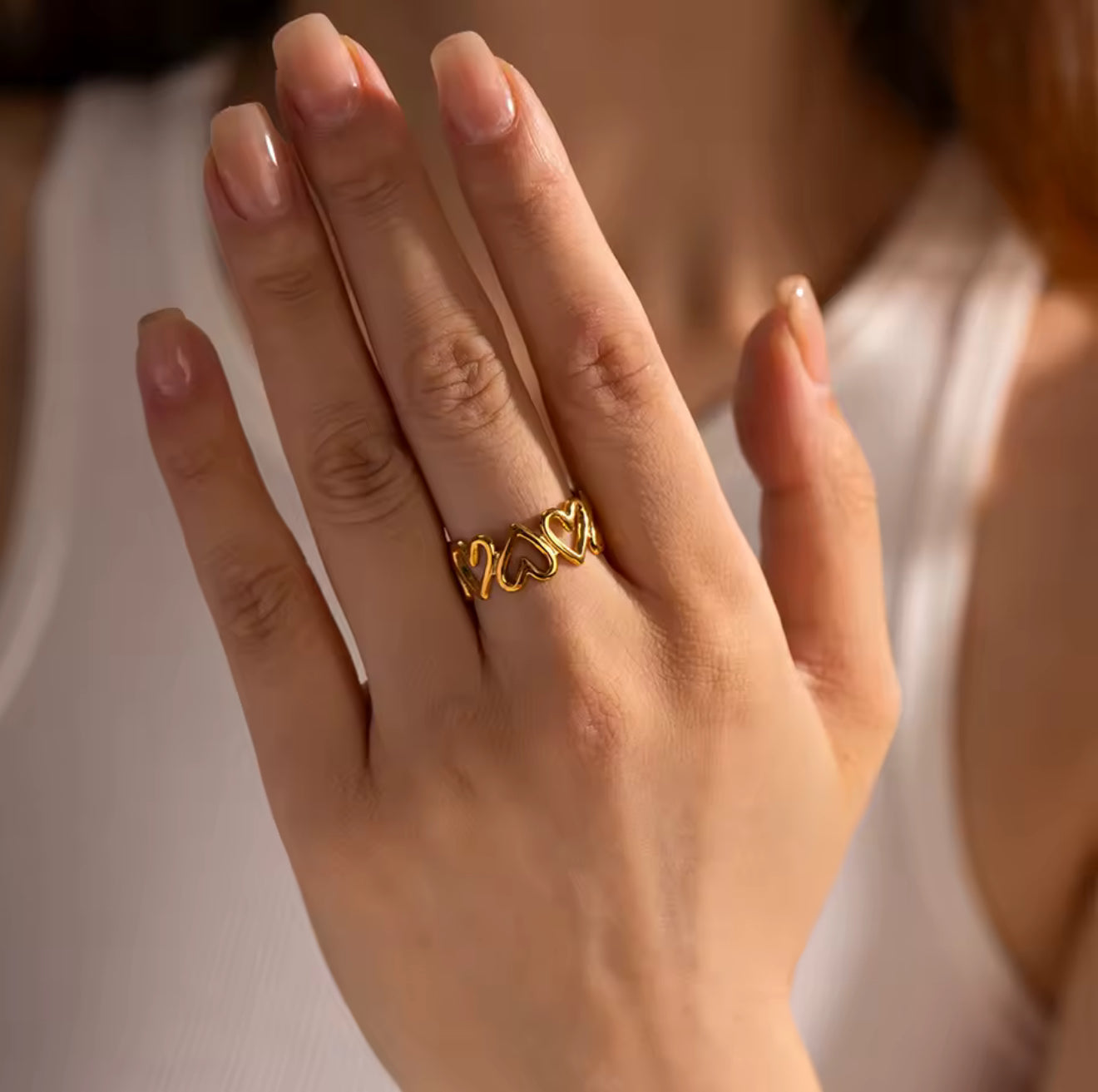 Anillo - PREMIUM | ✨Chapado en oro PVD 18K | 💦 Waterproof