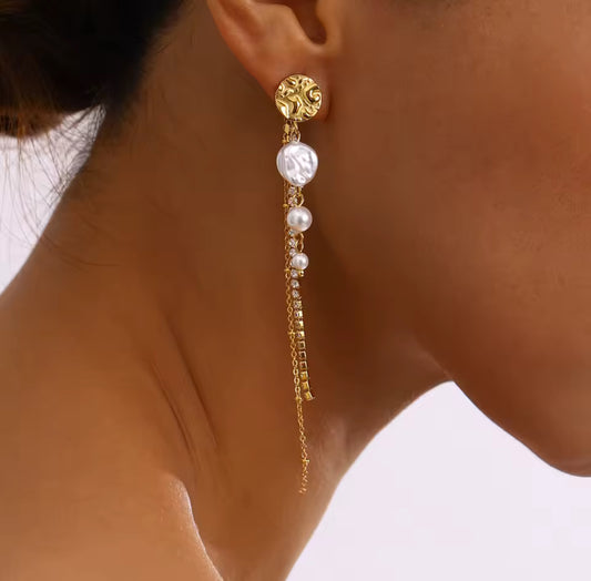 Aretes - PREMIUM | ✨Chapado en oro PVD 18K | 💦 Waterproof