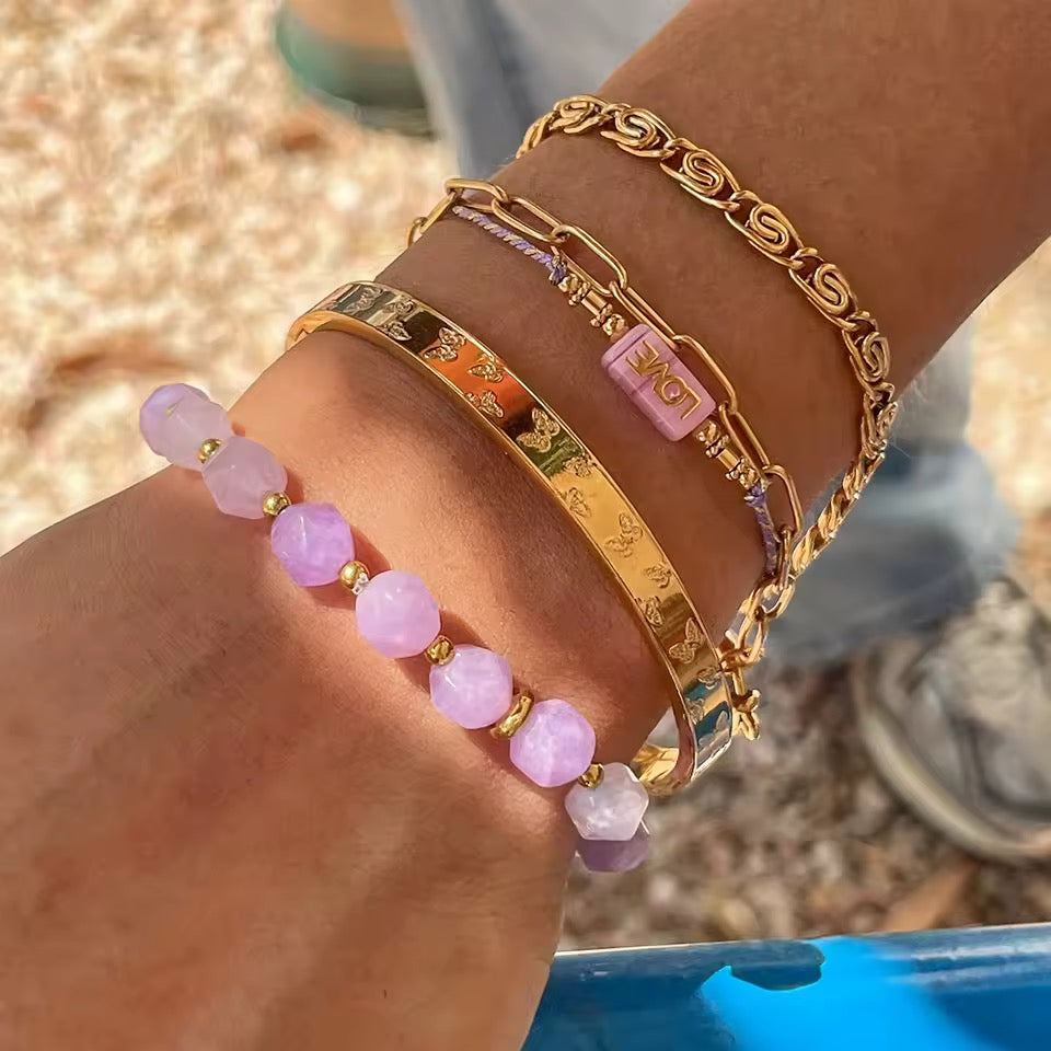 Brazalete - PREMIUM | ✨Chapado en oro PVD 18K | 💦 Waterproof