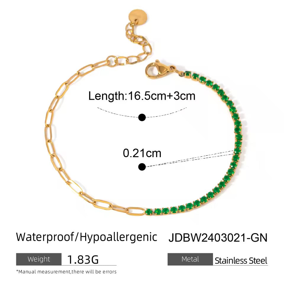 Pulsera - PREMIUM | ✨Chapado en oro PVD 18K | 💦 Waterproof