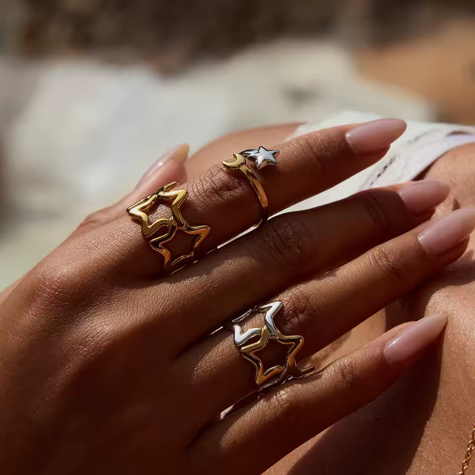 Anillo - PREMIUM | ✨Chapado en oro PVD 18K | 💦 Waterproof