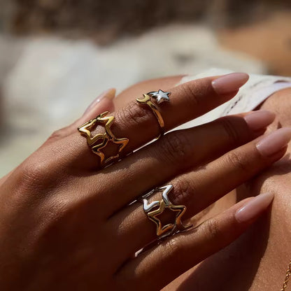 Anillo - PREMIUM | ✨Chapado en oro PVD 18K | 💦 Waterproof